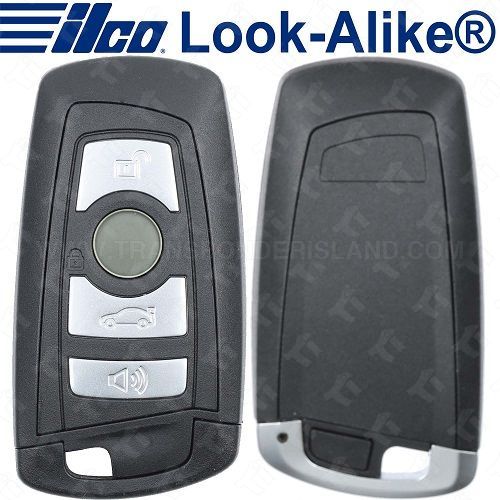 Ilco BMW Smart Key 4 Button Trunk - Replaces YGOHUF5662 - PRX-BMW-4B1