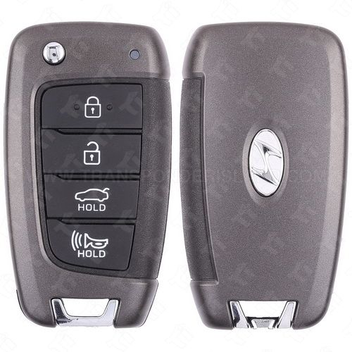 2022 Hyundai Accent Remote Flip Key 4B Trunk - (HC 4BT-TP) KK12 with Transponder Chip - 434 MHz