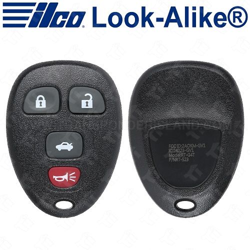 Ilco GM Keyless Entry Remote 4B Trunk - (KOBGT04A) - RKE-GM-4B16