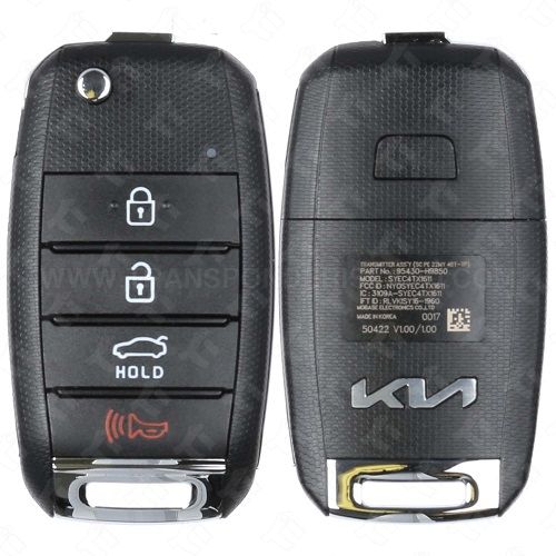 2020 - 2023 Kia Rio Remote Flip Key 4B Trunk w/ Transponder