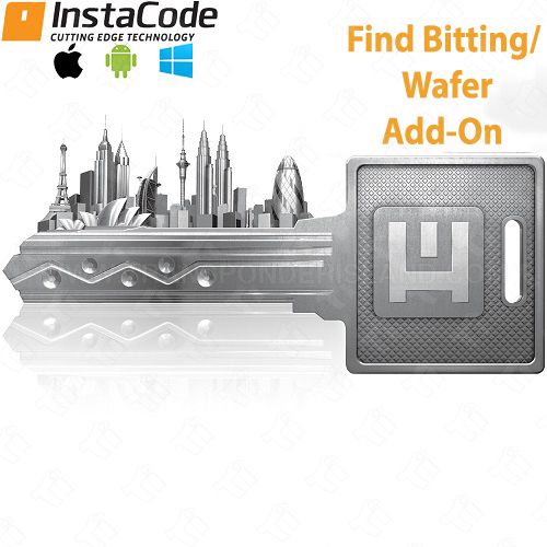 InstaCode Live Locksmith Software - Find bitting/wafer swapper Add-On