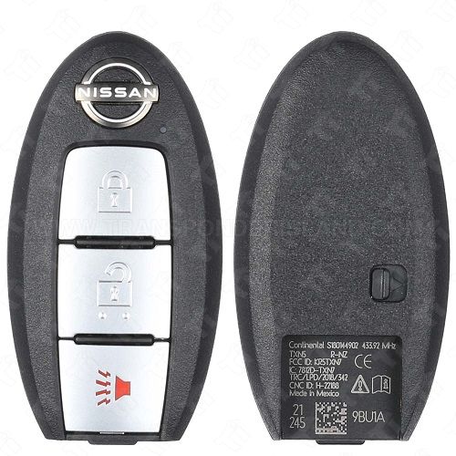 2021 - 2024 Nissan Frontier Murano Titan Z Smart Key 3B - KR5TXN7 - 433 MHz 285E3-9BU1A