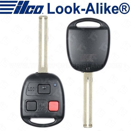 Ilco Lexus Long Blade Remote Head Key - 3B - RHK-LEXUS-3B7 - Replaces: HYQ1512V