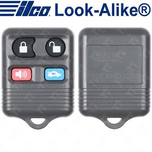 Ilco Ford Grey Keyless Entry Remote - 4B Trunk - RKE-FORD-4B2