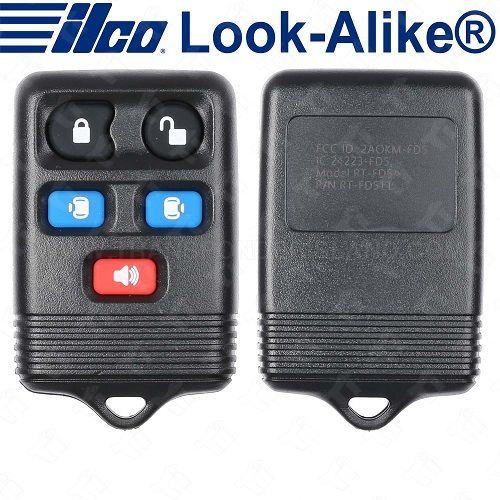 Ilco Ford Keyless Entry Remote - 5B Side Doors - Replaces CWTWB1U551 - RKE-FORD-5B3