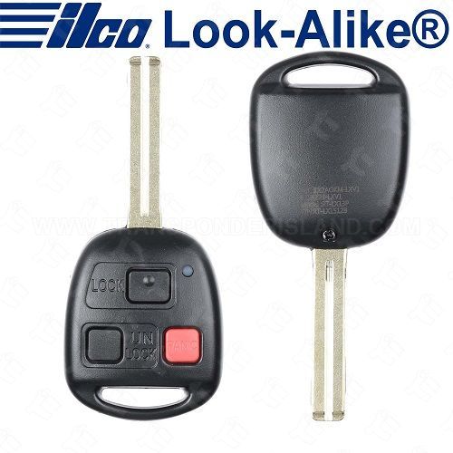 Ilco Lexus Short Blade Remote Head Key - 3B - RHK-LEXUS-3B8 - Replaces: HYQ1512V