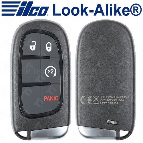 Ilco Jeep Smart Key - 4B Remote Start - Replaces GQ4-54T - PRX-JEEP-4B1 / PRX-CHRY-4B10