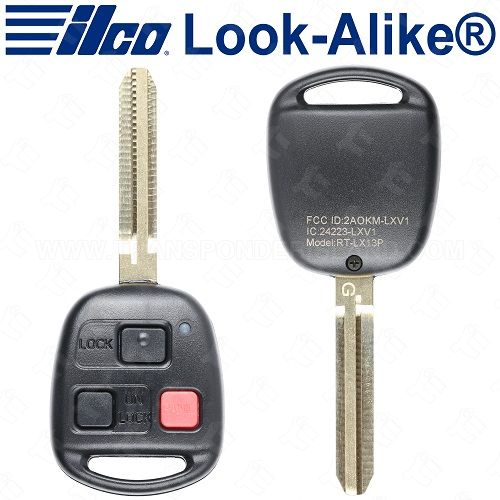 Ilco Toyota Remote Head Key - 3B - RHK-TOY-3BFJ2 - Replaces: 89070-35140
