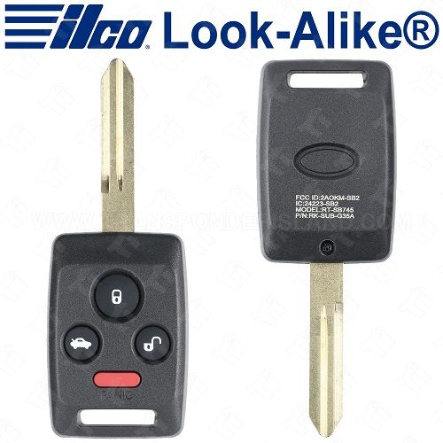 Ilco Subaru Remote Head Key - 4B Trunk - RHK-SUB-4B5 - Replaces: 57497AG35A