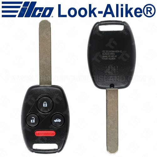 Ilco Honda Remote Head Key - 4B Trunk - Replaces 35111-S9A-305 - RHK-HON-4B9