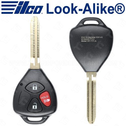 Ilco Toyota Remote Head Key - 3B - RHK-TOY-3BD3 - Replaces: MOZB41TG