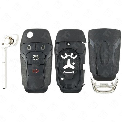 2013 - 2024 Ford Flip Key Shell 4B Trunk - for N5F-A08TAA