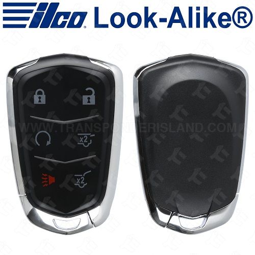 Ilco Cadillac Smart Key - 6B Hatch / Hatch Glass / Remote Start - PRX-CAD-6B2 - Replaces: 13510242