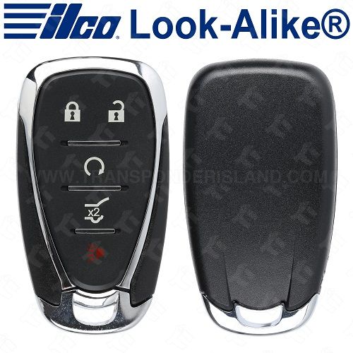 Ilco Chevrolet Smart Key - 5B Hatch / Remote Start - PRX-CHEVY-5B3 - Replaces: 13529650