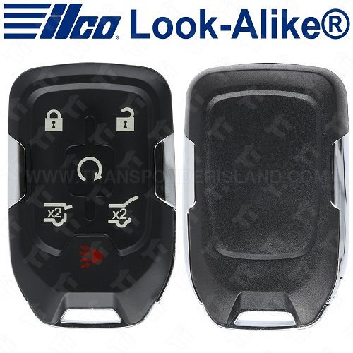 Ilco 2015 - 2020 Chevrolet Suburban Tahoe Smart Key 6B Hatch / Hatch Glass / Starter - PRX-CHEVY-6B1 13529633