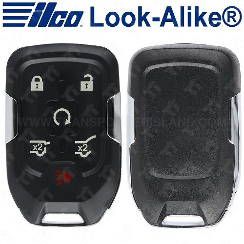 Ilco Chevrolet Smart Key - 6B Hatch / Hatch Glass / Starter - PRX-CHEVY-6B1 - Replaces: 13529633