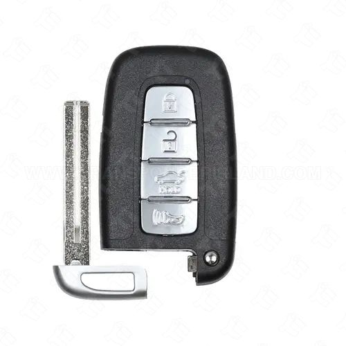 2009 - 2018 Hyundai Kia Smart Key Shell Case 4B Trunk for SY5HMFNA04 with HS Emergency Key