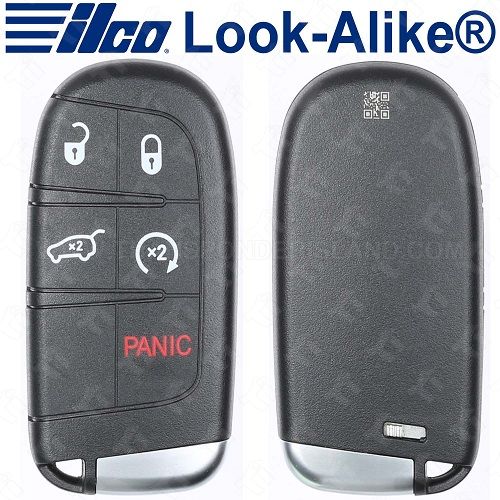 Ilco Dodge Jeep Smart Key - 5B Hatch / Remote Start - PRX-CHRY-5B4 - Replaces: 56046777AB