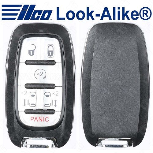 Ilco Chrysler Pacifica Smart Key - 6B Remote Start / Side Doors - Replaces 68217829AC - PRX-CHRY-6B2 / PRX-CHRY-6B4