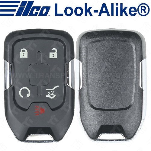 Ilco GMC Smart Key - 5B Hatch / Remote Start - Replaces 13508275 - PRX-GM-5B7