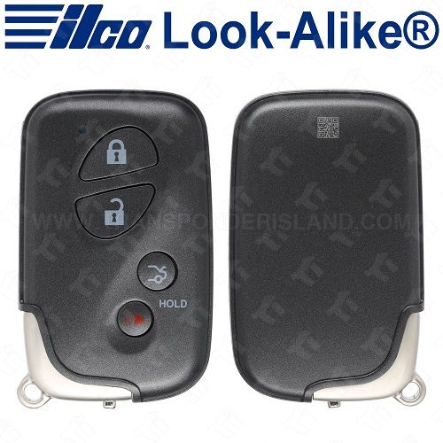 Ilco Lexus ES GS IS LS CT Smart Key 4B Trunk - PRX-LEX-4B2
