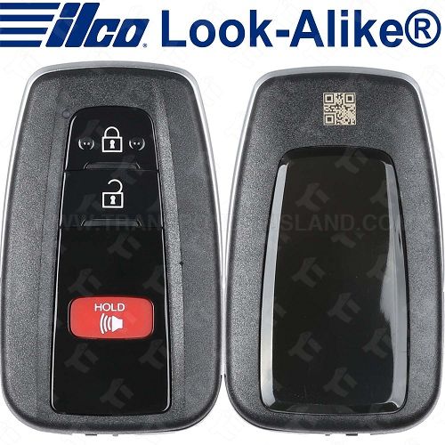 Ilco Toyota Smart Key - 3B - PRX-TOY-3B3 - Replaces: HYQ14FBC