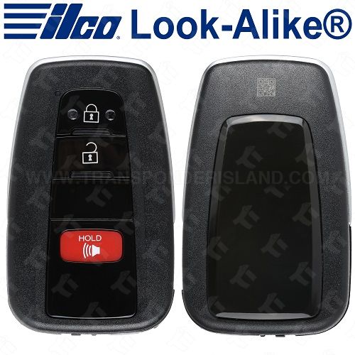 Ilco Toyota Smart Key - 3B - PRX-TOY-3B4 - Replaces: 89904-F4020