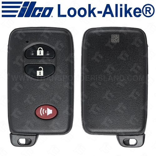 Ilco Toyota Smart Key - 3B - Replaces 89904-48100 - PRX-TOY-3B6