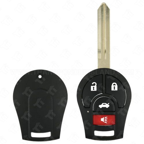 2008 - 2019 Nissan Remote Head Key Shell - 4B Trunk