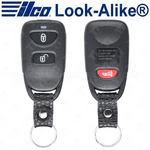 Ilco Hyundai Keyless Entry Remote - 3B - RKE-HYUN-3B3 - Replaces: PINHA-T038