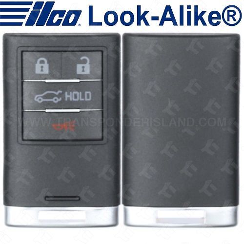 Ilco Cadillac Smart Key - 4B Trunk - PRX-CAD-4B3 - Replaces: 22856929