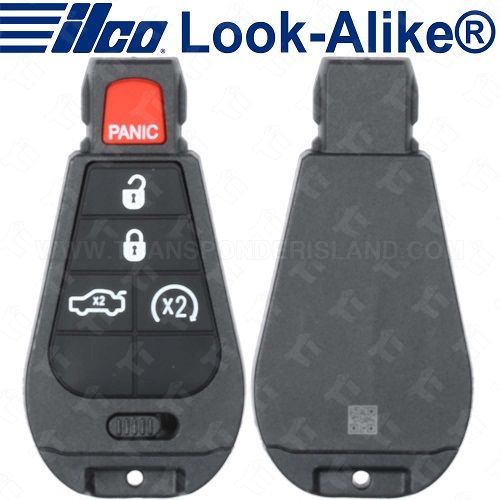 Ilco Dodge Smart Fobik Key - 5B Trunk / Remote Start - POD-LAL-5B9 - Replaces: 56046694AF