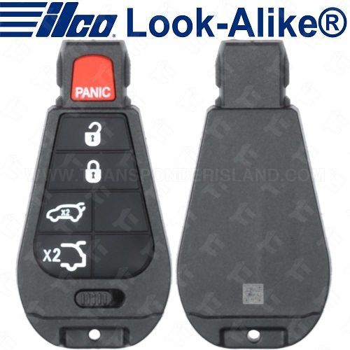 Ilco 2011 - 2013 Jeep Grand Cherokee Smart Fobik Key 5B Hatch / Hatch Glass - POD-LAL-5B8