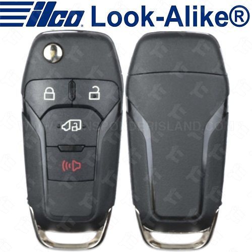 Ilco Ford Transit Remote Flip Key - 4B Side Door - FLIP-FORD-4B3HS - Replaces: N5F-A08TAA