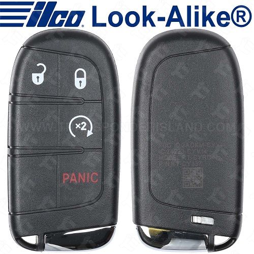 Ilco Jeep Smart Key - 4B Remote Start - Replaces 68250337AB - PRX-JEEP-4B4 