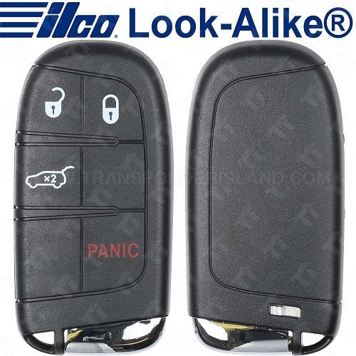 Ilco Jeep Smart Key - 4B Hatch - PRX-JEEP-4B5 - Replaces: 68250341AB