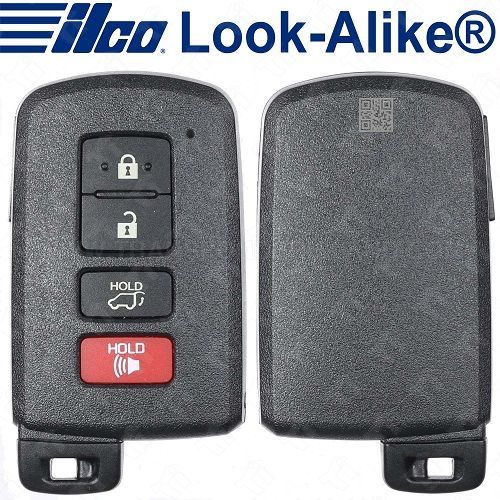 Ilco Toyota Smart Entry Key - 4B Hatch - PRX-TOY-4B11 - Replaces: 89904-0E121