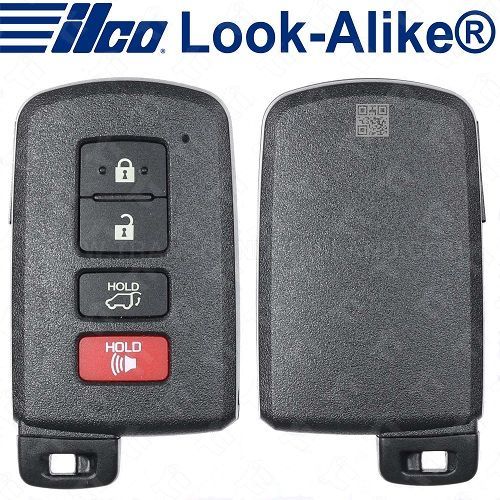 Ilco Toyota Smart Entry Key - 4B Hatch - PRX-TOY-4B12 - Replaces: 89904-42070