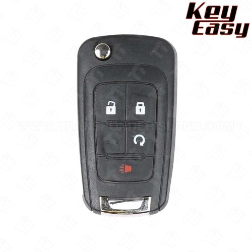 2010 - 2021 GMC Chevrolet Remote Flip Key - 4B Starter - AFTERMARKET