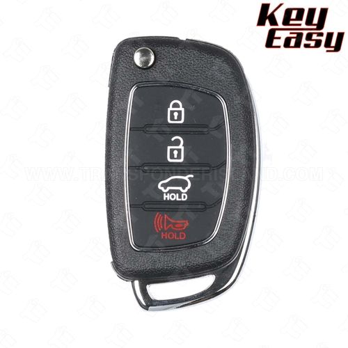 2013 - 2016 Hyundai Santa Fe Remote Flip Key 4B Hatch - TQ8-RKE-3F04 - AFTERMARKET