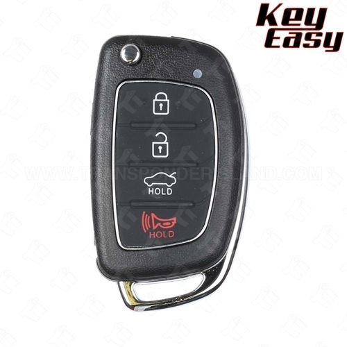 2015 - 2017 Hyundai Sonata Remote Flip Key 4B Trunk - TQ8-RKE-4F16 - AFTERMARKET