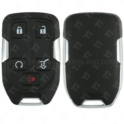 2017 - 2024 GMC Chevrolet Smart Key Shell Case 5B Hatch / Remote Start with Emergency Key
