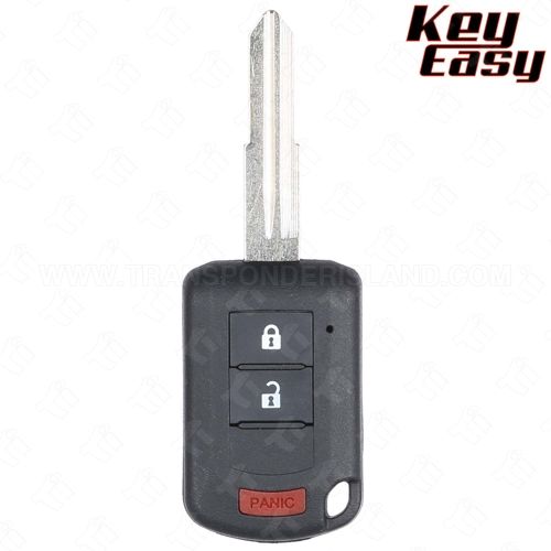 2016 - 2022 Mitsubishi Outlander Lancer Remote Head Key 3B with Shoulder - AFTERMARKET