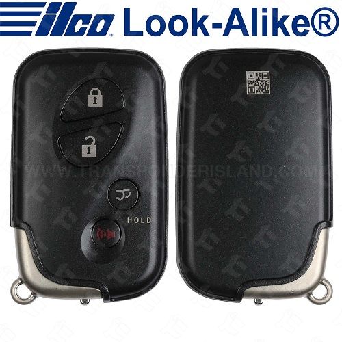 Ilco Lexus Smart Key 4B Hatch - PRX-LEX-4B11 Replaces P/N: 89904-0E031