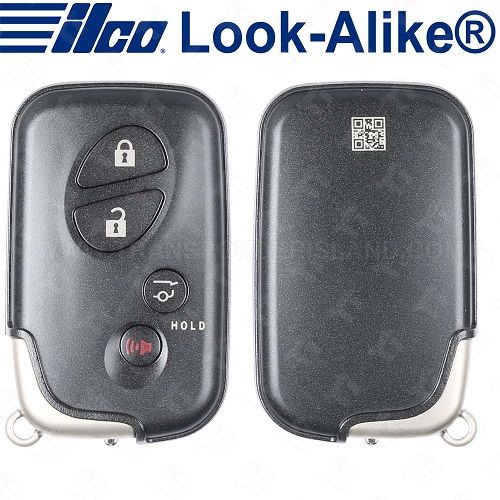 Ilco Lexus Smart Key - 4B Hatch Glass - PRX-LEX-4B12 - Replaces: 89904-60590