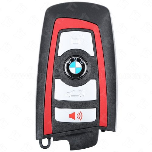 2009 - 2014 BMW F -Series Smart Key - 4 Button 434 MHZ - OEM YGOHUF5767 Blue or Red 