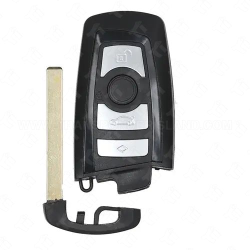 REFURBISHED RESHELLED 2009 - 2024 BMW F -Chassis Smart Key - 4 Button 434 MHZ - OEM Board YGOHUF5767 Blue or Red 
