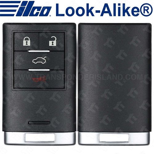 Ilco Cadillac CTS DTS STS Smart Key - 4B Trunk - M3N5WY7777A - PRX-CAD-4B4 Replaces OE P/N: 25946298