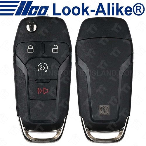 Ilco Ford Trucks Remote Flip Key - 4B Starter - FLIP-FORD-4B4HS - Replaces: 5923694