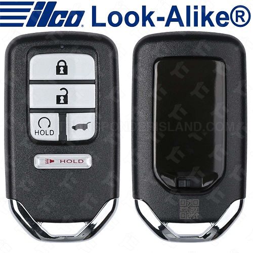 Ilco Honda CR-V Civic Pilot Smart Key - 5B Hatch/Remote Start - KR5V2X V44 - PRX-HON-5B4 Replaces OE P/N: 72147-TLA-A81
